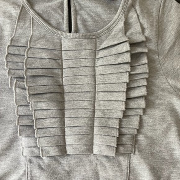 Ted Baker Mid sleeve Ruffle front top - Picture 2 of 8